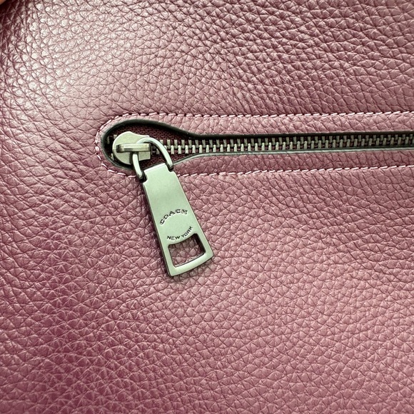 NWOT COACH BURGUNDY (Wine) TRI-FOLD BAG - Picture 10 of 11